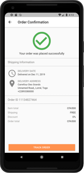  Android shopping app developed by Andrey Gordeev 
