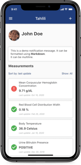  iOS/Android medical app developed by Andrey Gordeev 